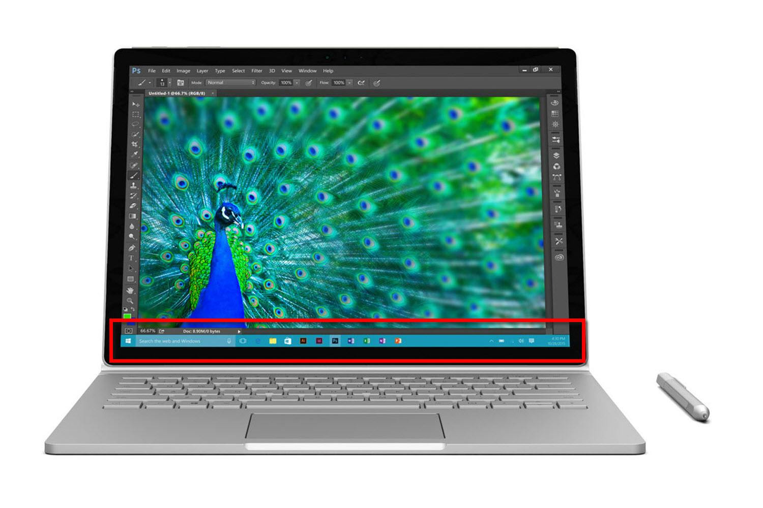 Aktivitetsfältet i Windows 10